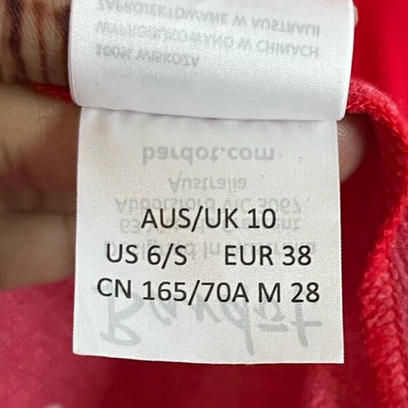 Bardot Red Floral Asymmetrical Ruffle Wrap Skirt Women’s Size 6 - Picture 5 of 15